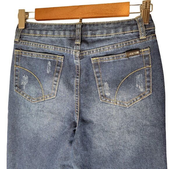 Joes Jeans Eden Relaxed Crop Straight Leg High Rise Raw Hem 26X30 - Picture 5 of 14